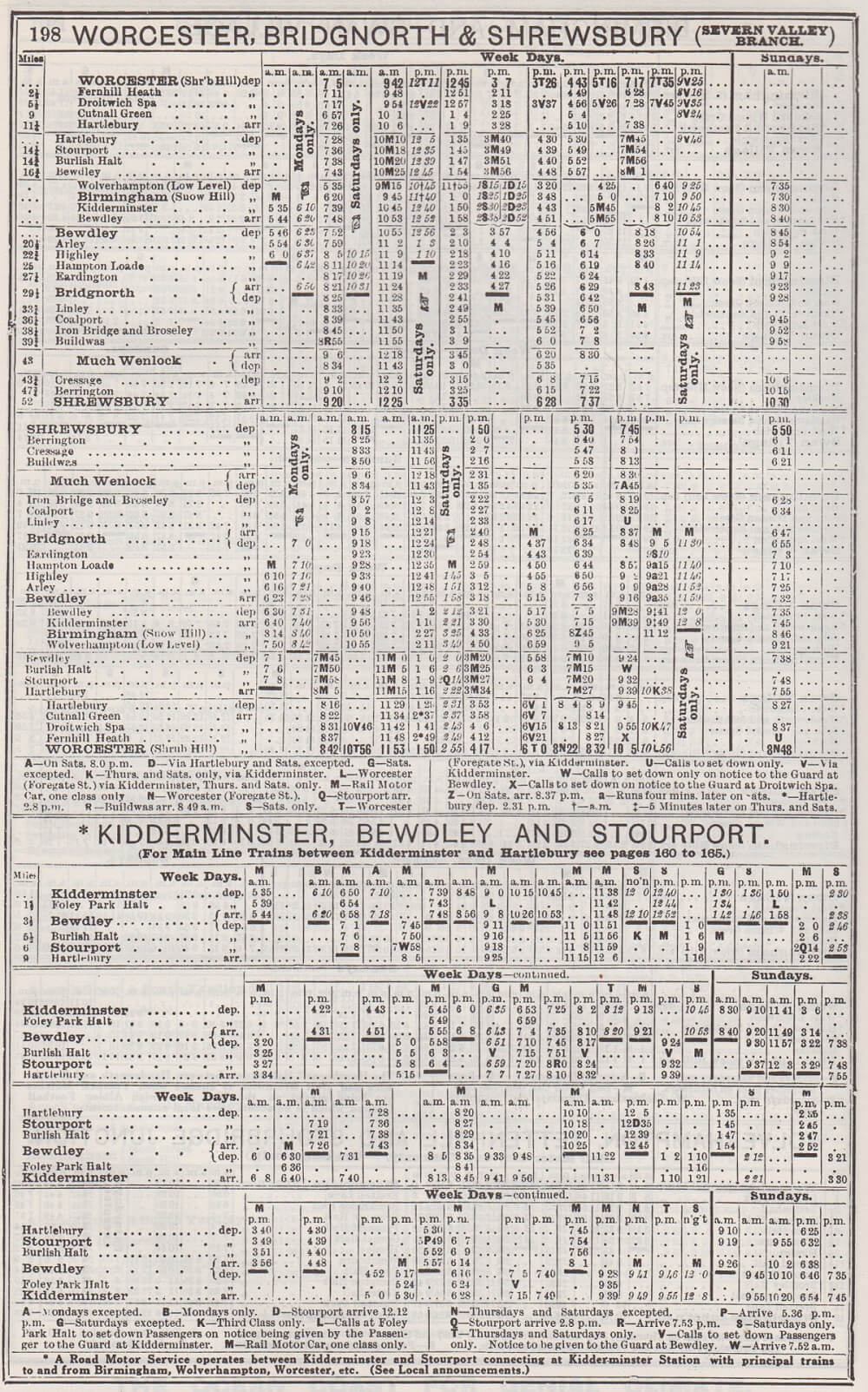Timetable Worcester to Shrewsbury and Kidderminster-Bewdley-Stourport 1932.jpg