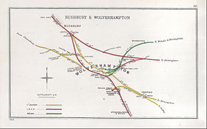 Early railways around Wolverhampton (Wikimedia Commons)